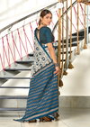 Tew Pure Mulmul Cotton Printed Fancy Saree Suppliers In India